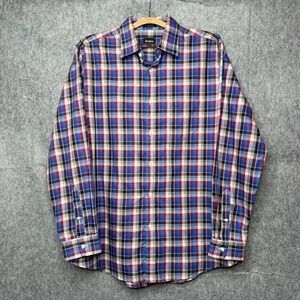 Neiman Marcus 100%‎ Cotton Men's Long Sleeve Button-Down Shirt- Sz M
